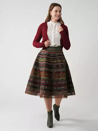 DIRNDL & BUA | Bottine | dunkelgrün